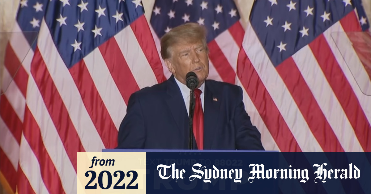 Video Donald Trump to run for US President in 2024